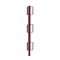 Guard-railing post | made of  48 mm tube | Corner railing post with 90 angle | painted